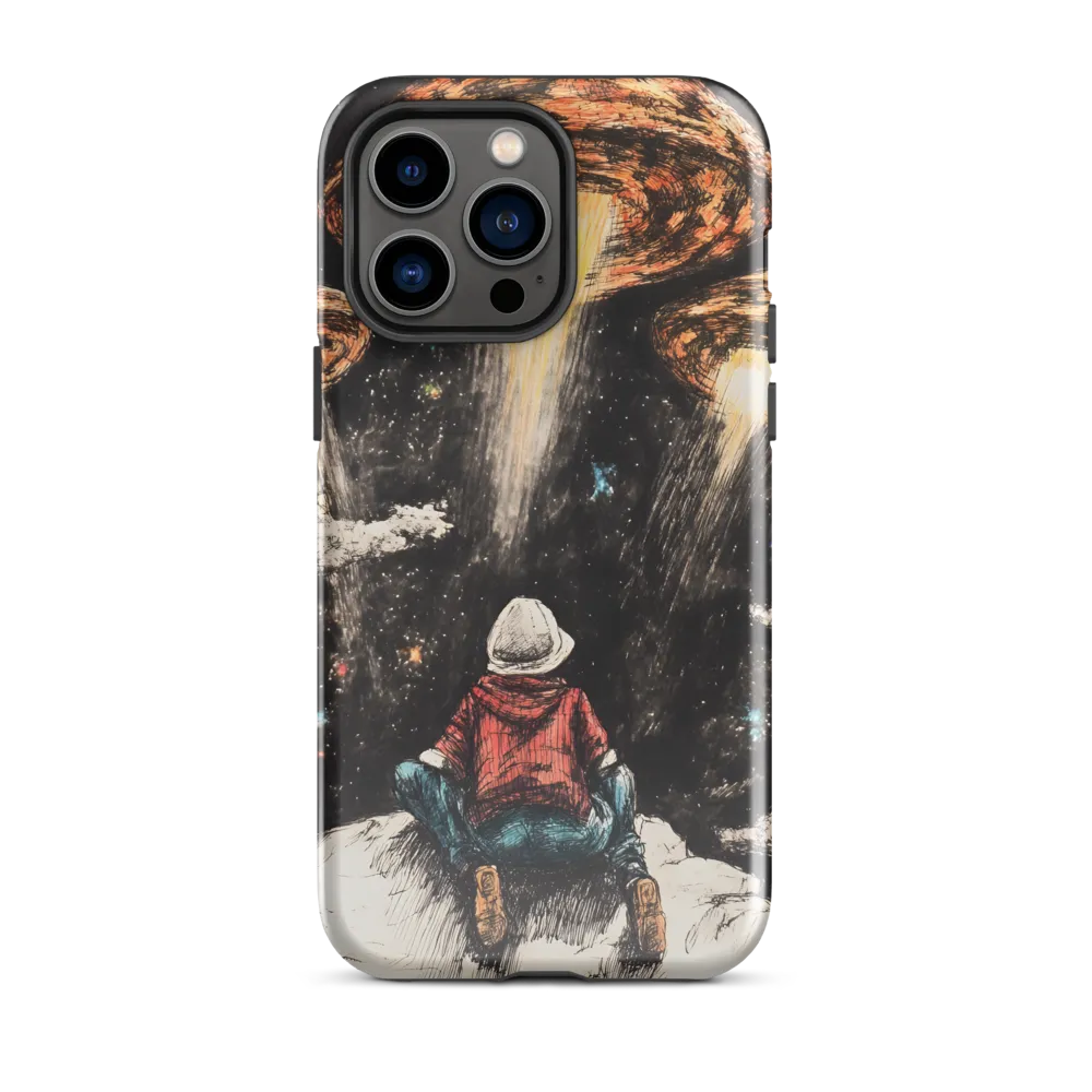 Gazing into the Unknown: A Child's Wonder in Space