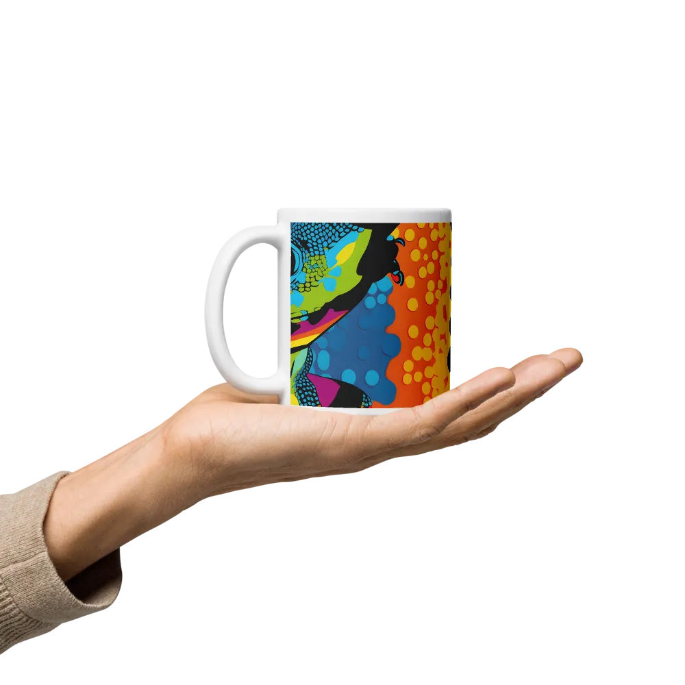 Colorful Encounters: The Playful Geckos | Mugs | Multiple Sizes & Colors