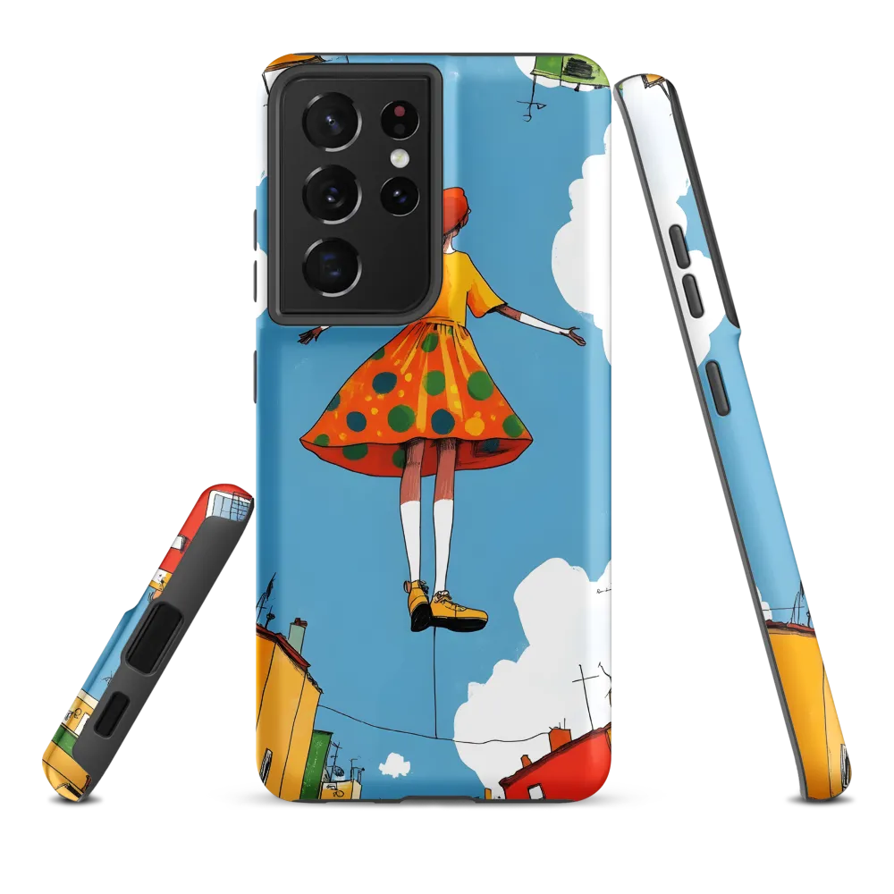 Floating Dreams in a Colorful Sky