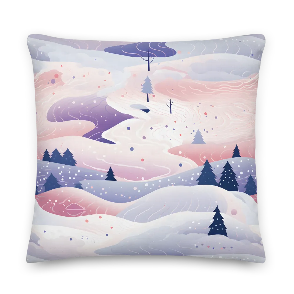 Dreamy Winter Landscape | Pillow | 22″×22″