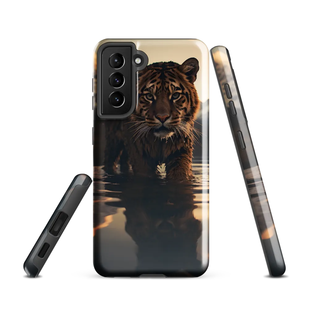Majestic Reflection: The Tiger's Domain