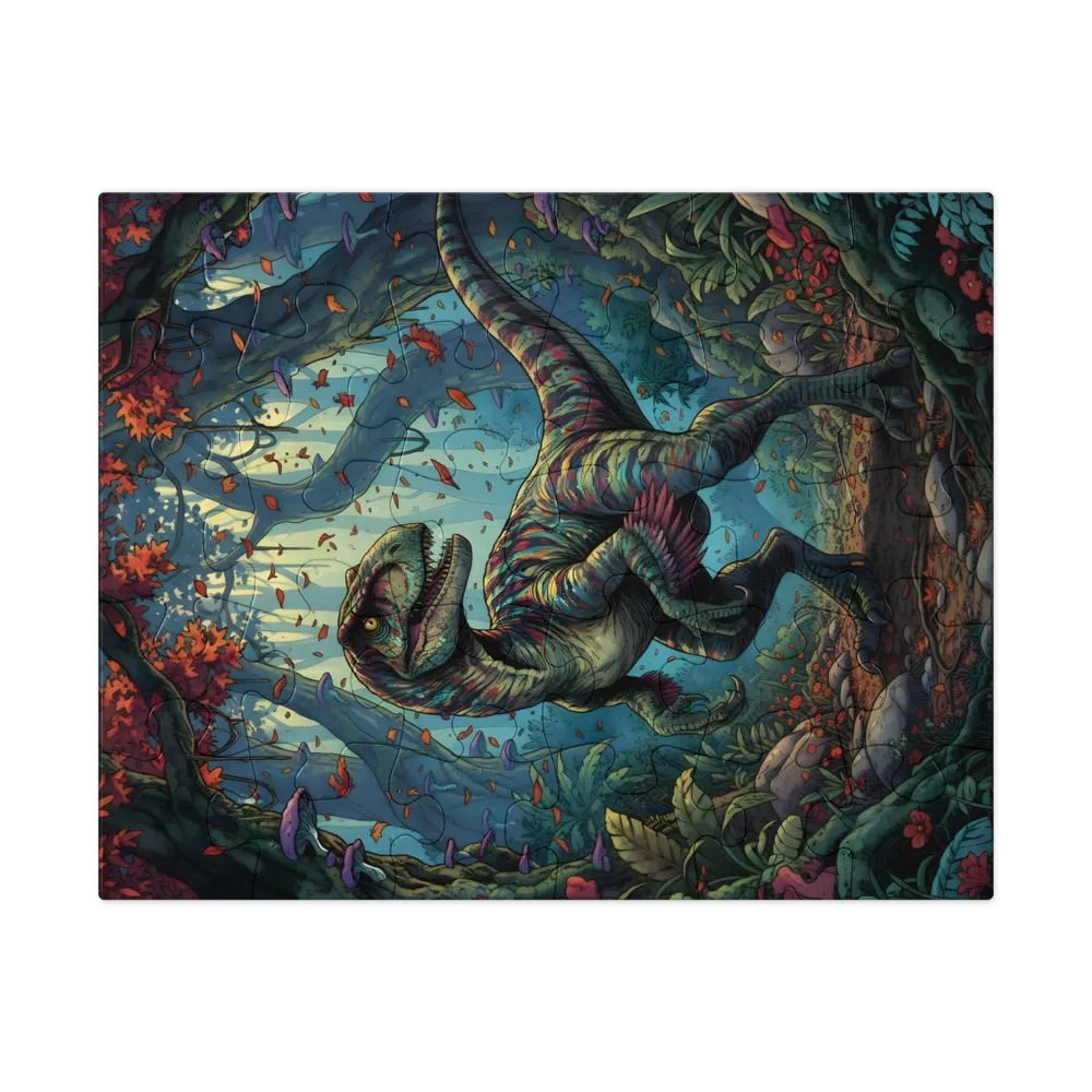 Autumn Raptor 
 Jigsaw Puzzle in Tin Box