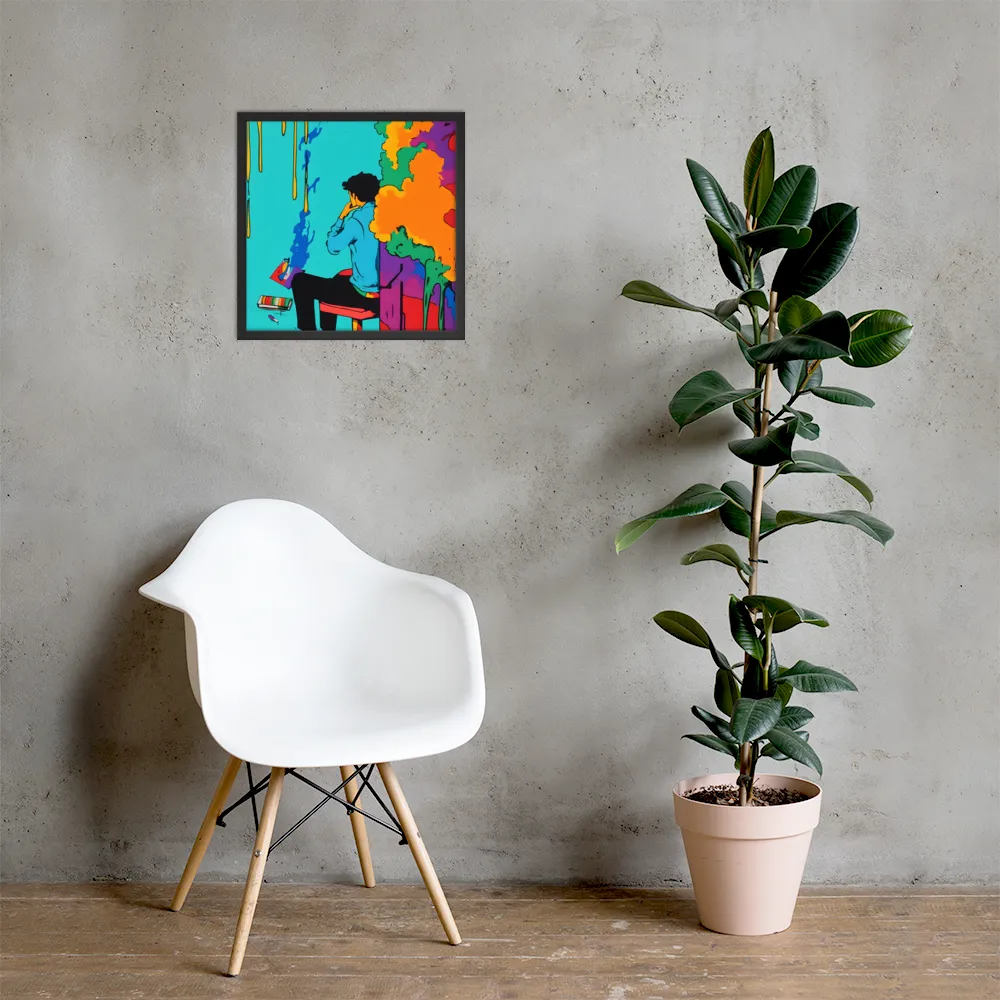 The Artist Within | Poster with Black Frame | 18″×18″