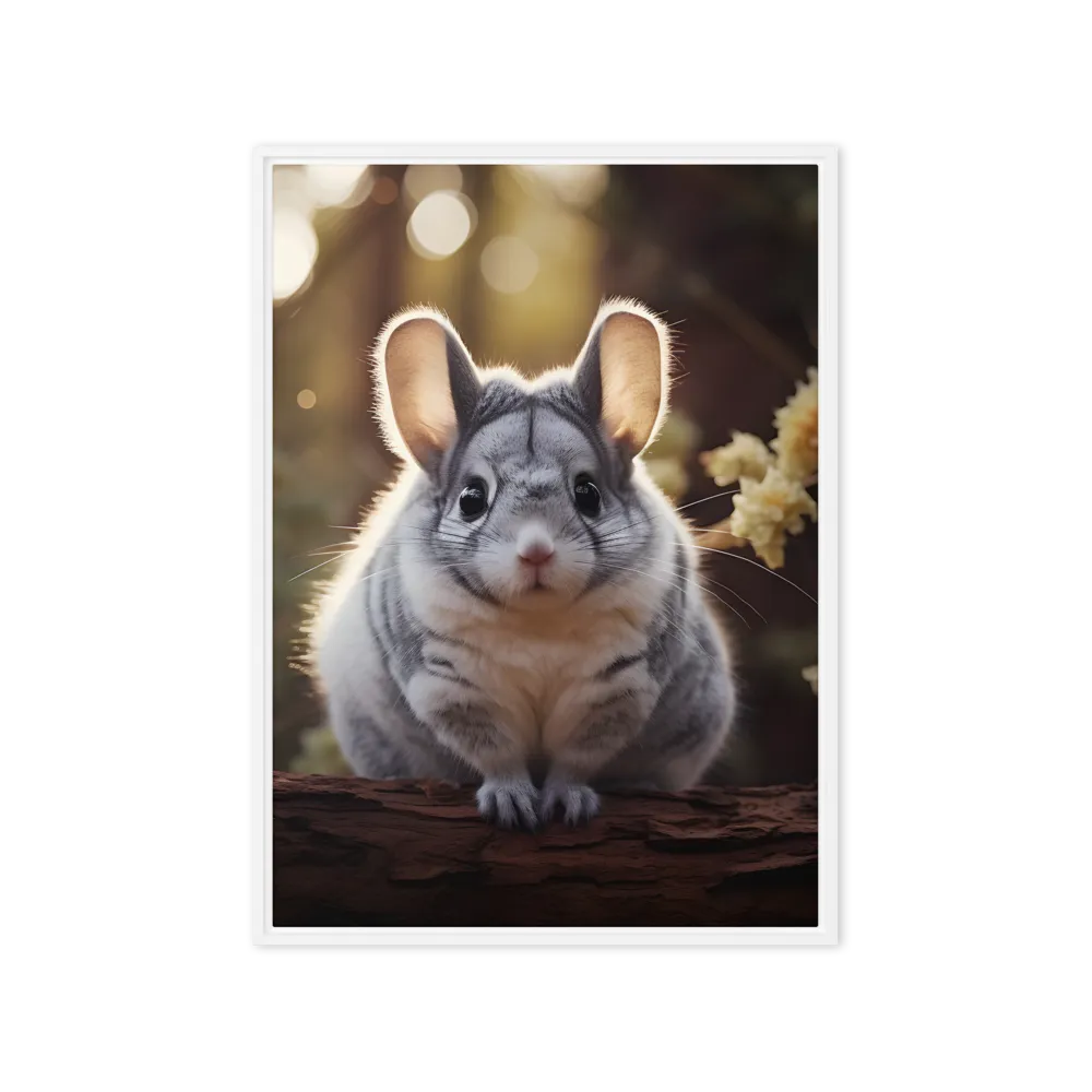 Curious Chinchilla in the Forest