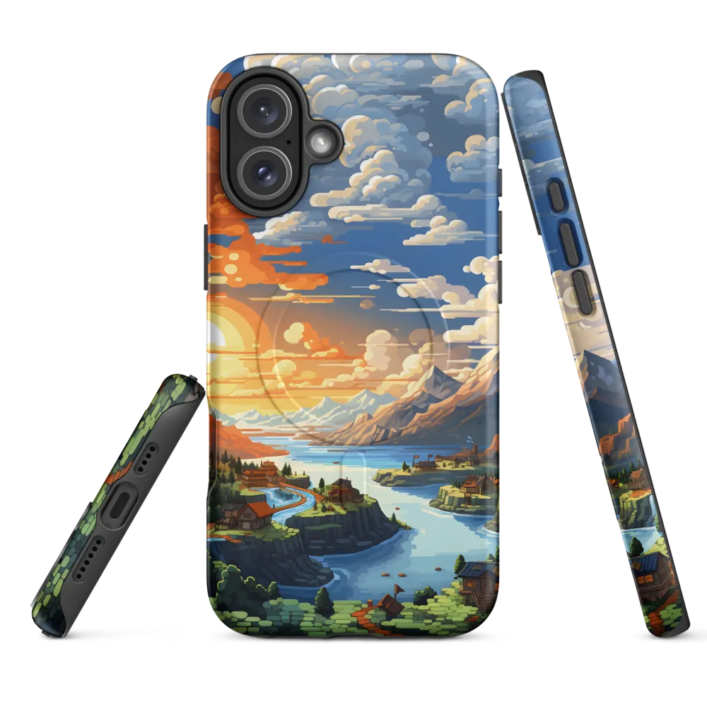 Tranquil Sunset Over Serene Landscape