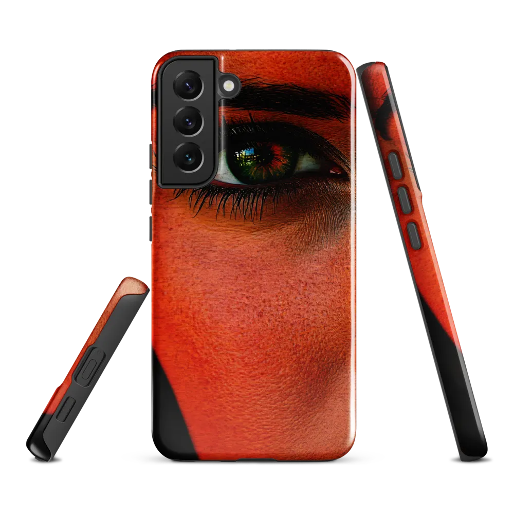 Gaze of Intensity | Phone Case |  S22 Plus | Tough Case | Glossy