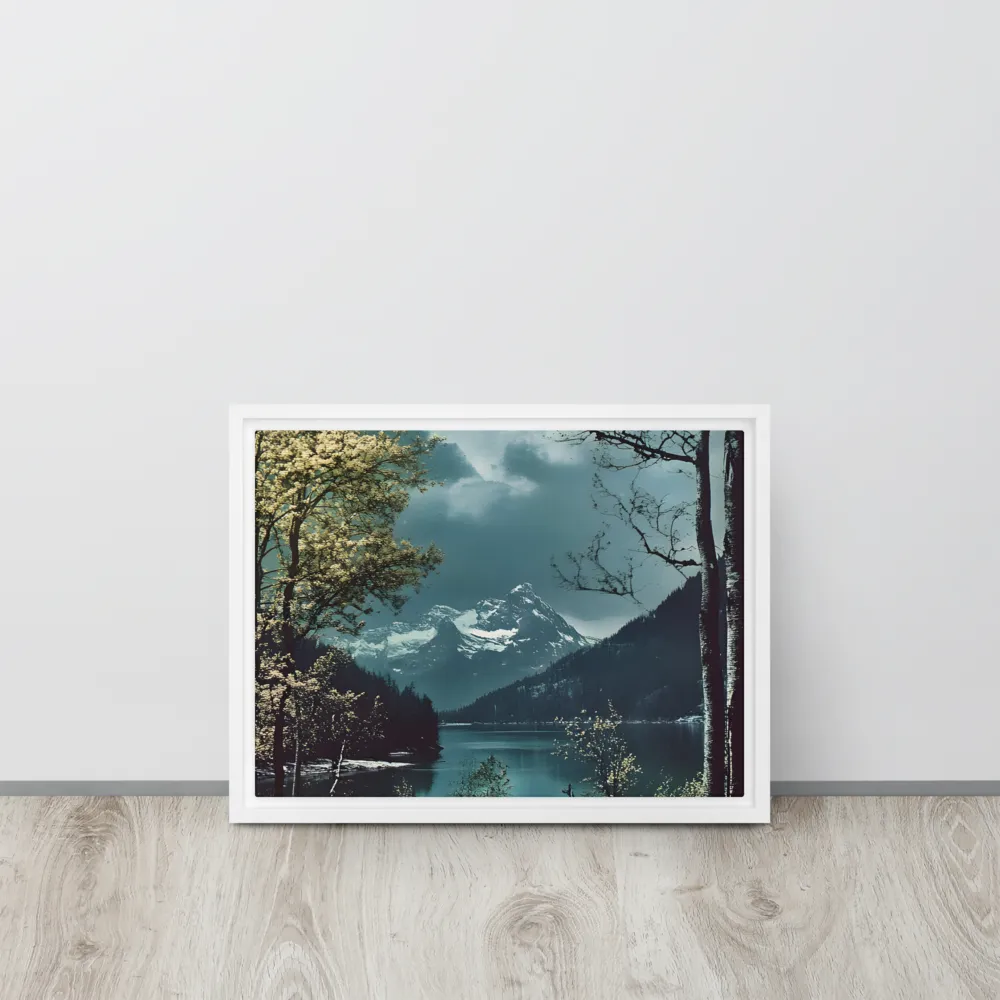 Whispers of Tranquility | Canvas with White Frame | 12″×16″