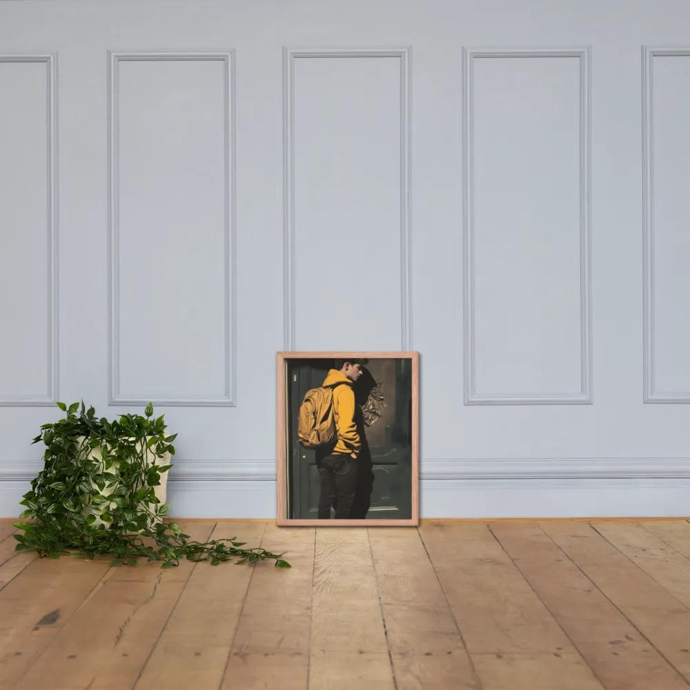 Silent Reflection | Poster with Red oak Frame | 16″×20″