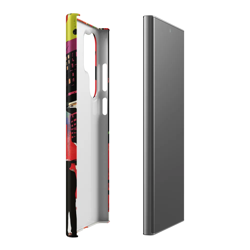 Urban Echoes: A Futuristic Reverie | Phone Case |  S23 Ultra | Snap Case | Matte