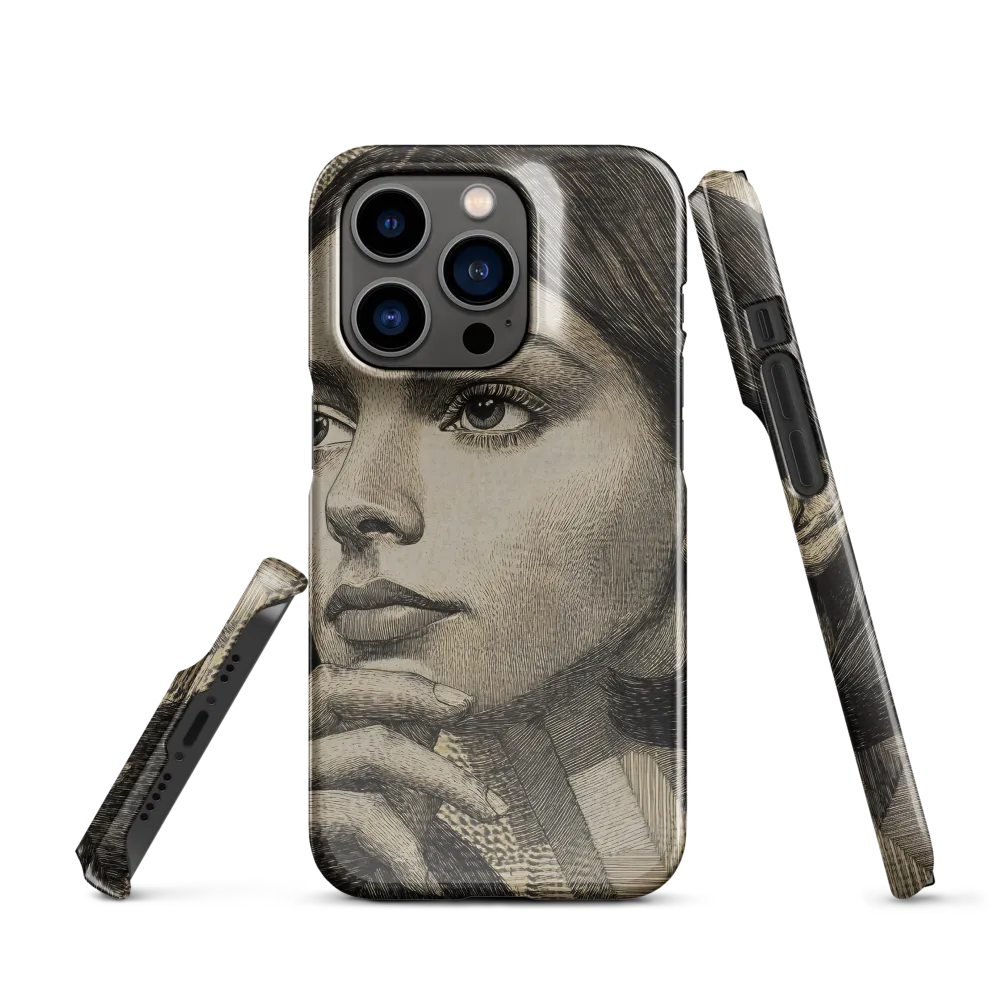 Contemplative Reflection | Phone Case |  14 Pro | Snap Case | Glossy