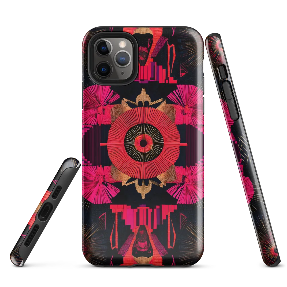 Dynamic Geometric Symphony | Phone Case |  11 Pro Max | Tough Case | Glossy