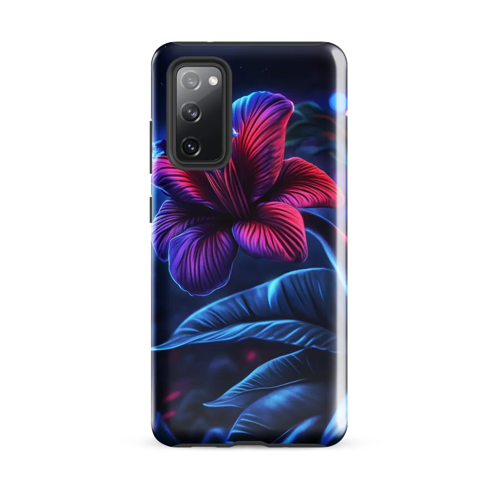 Illuminated Serenity: The Surreal Blossom