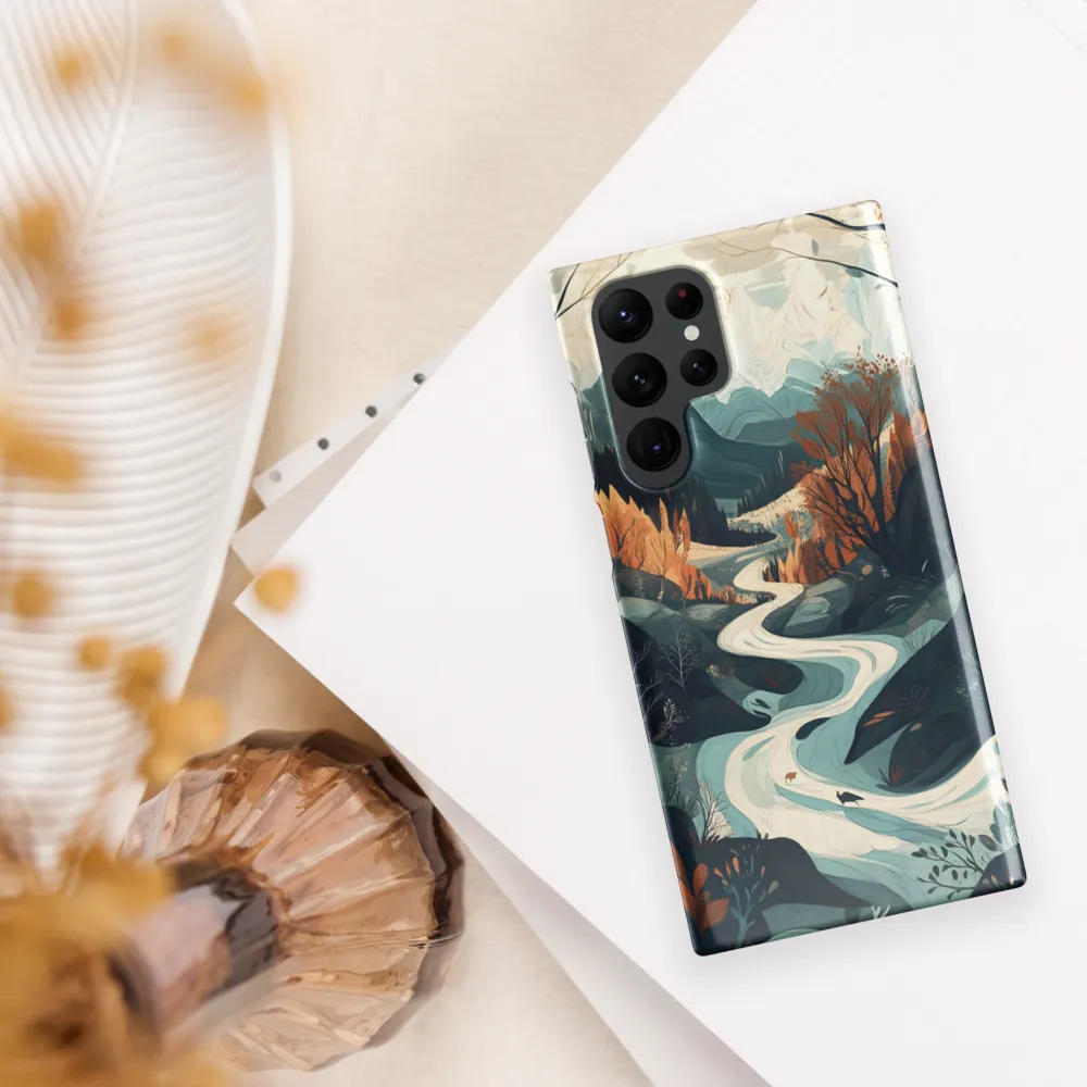 Winding Serenity: A Digital Landscape