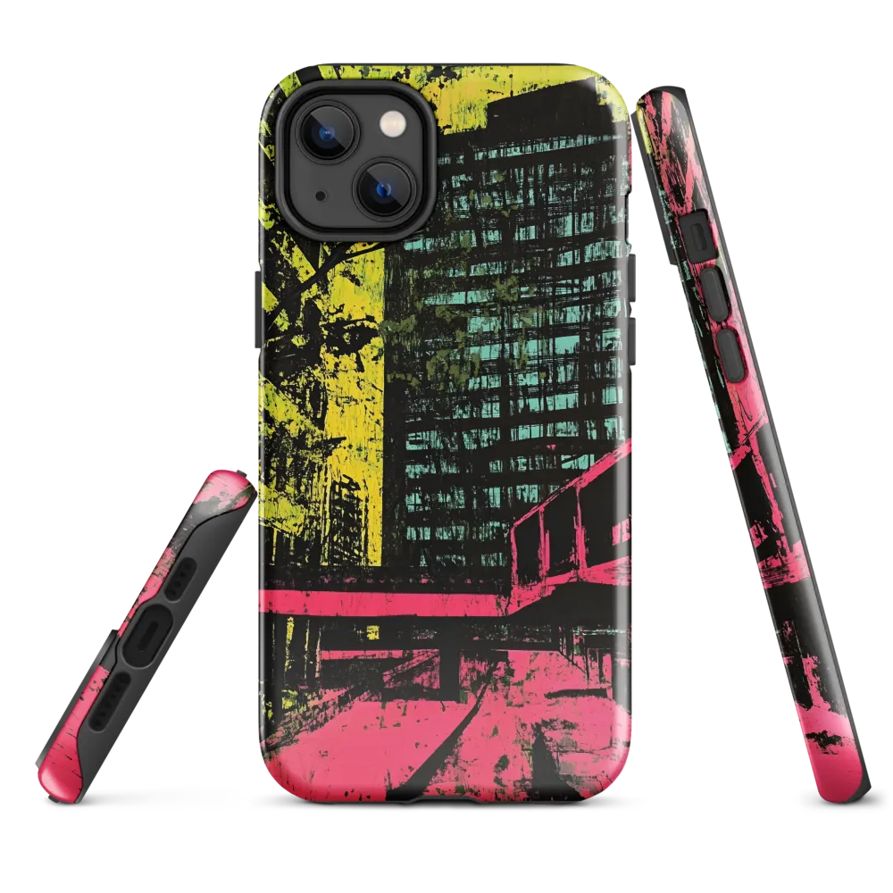 Neon Urbanity | Phone Case |  14 Plus | Tough Case | Glossy