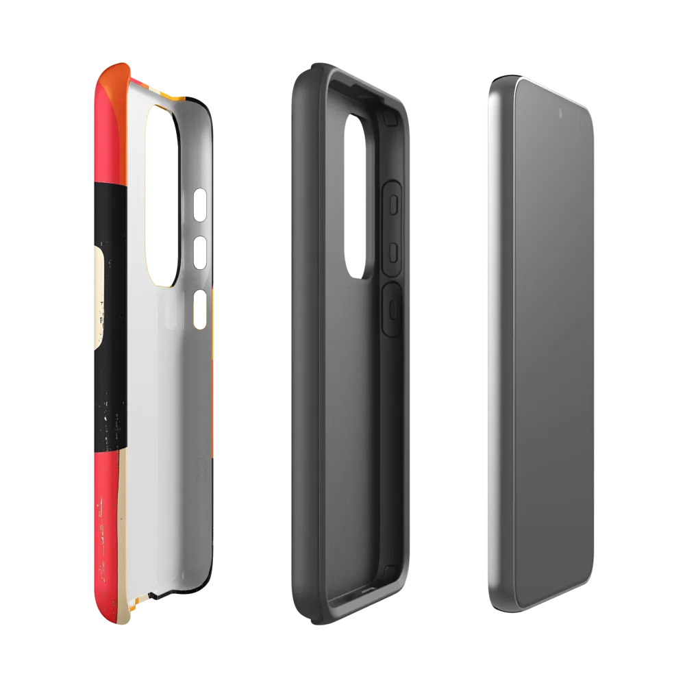 Colorful Curves: Numbers in Harmony | Phone Case |  S23 | Tough Case | Matte