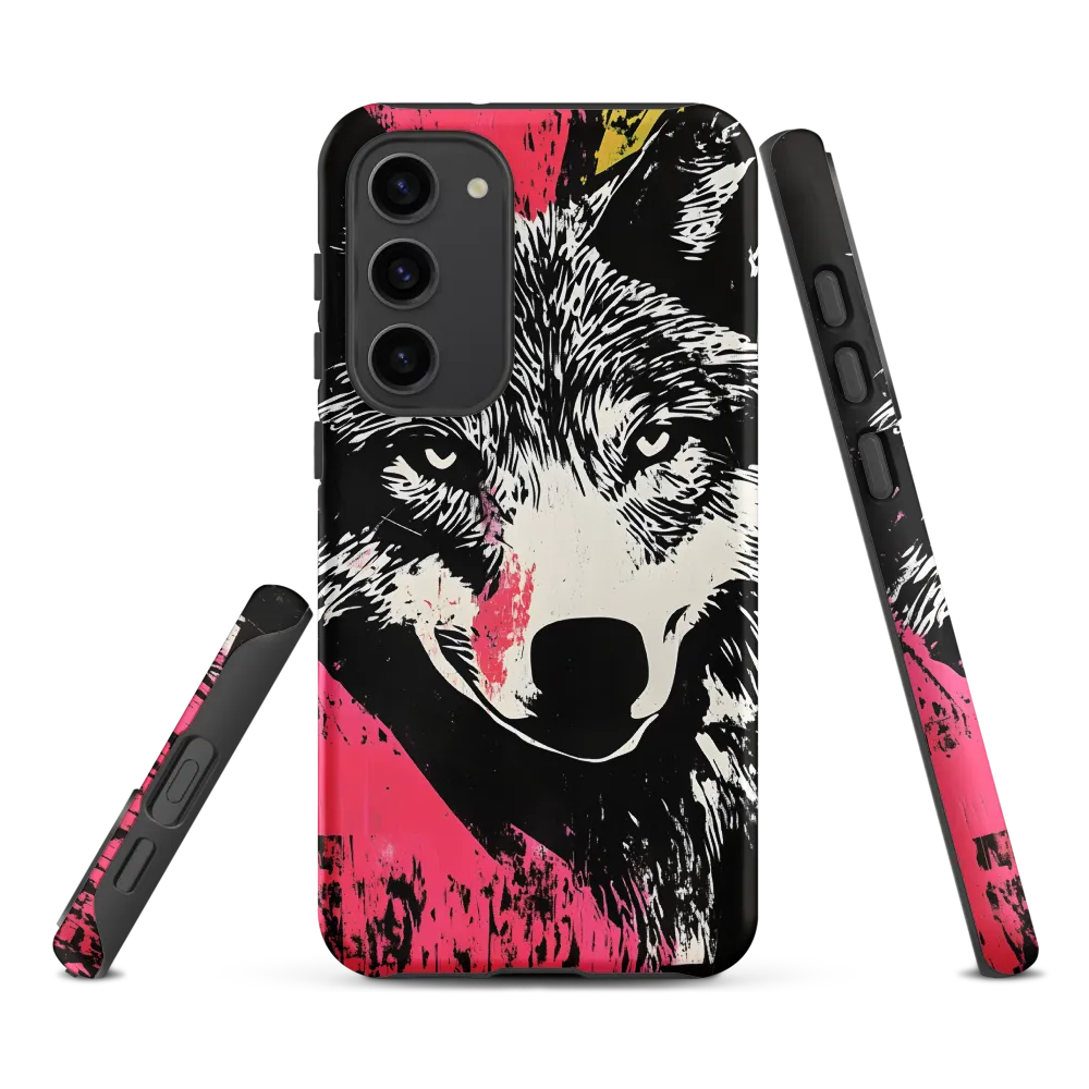 Intense Gaze of the Wolf
