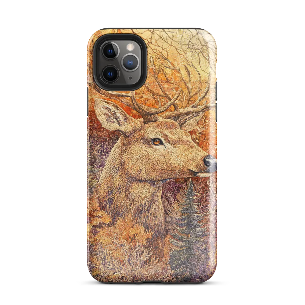 Majestic Serenity: The Autumn Deer | Phone Case |  11 Pro Max | Tough Case | Glossy