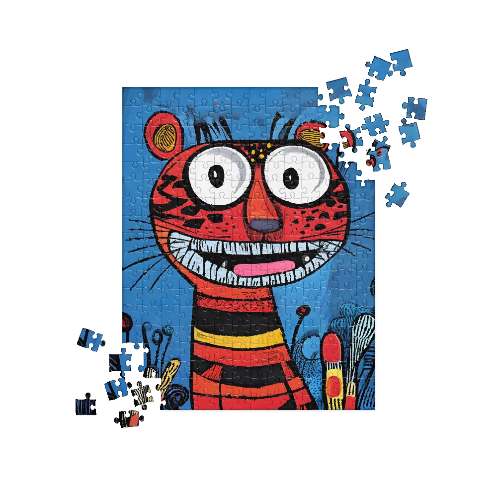 Playful Tiger Revelry