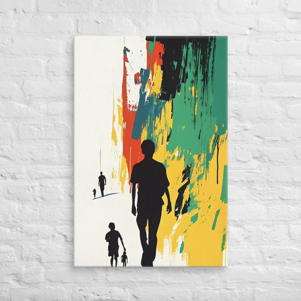 Journey of Silhouettes | Canvas | 24″×36″