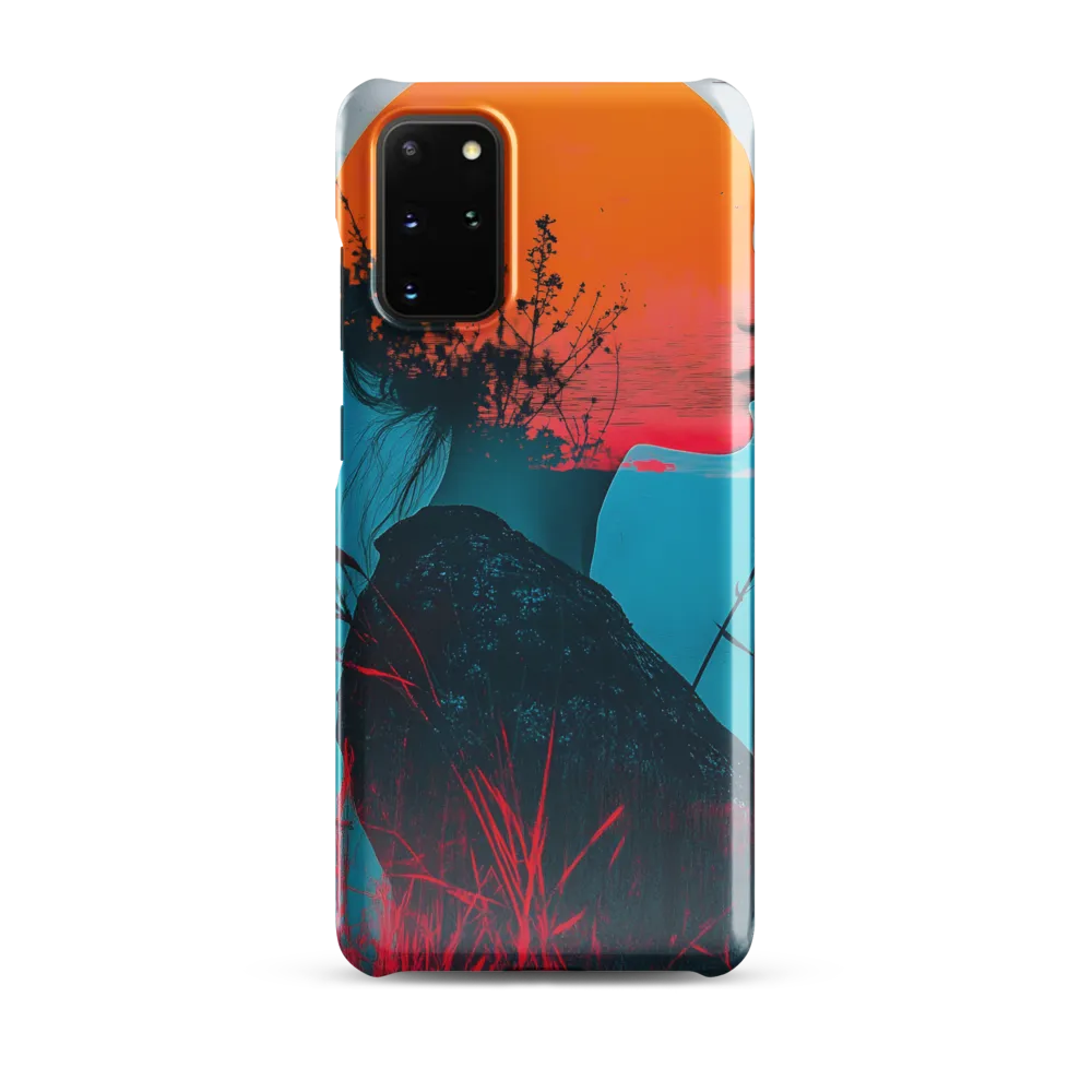 Ethereal Silhouette: A Dance of Nature and Self
