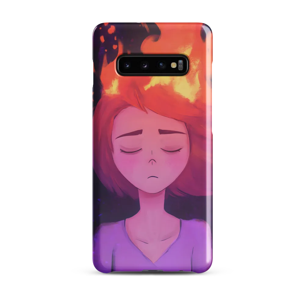 Flames of Introspection | Phone Case |  S10 Plus | Snap Case | Glossy