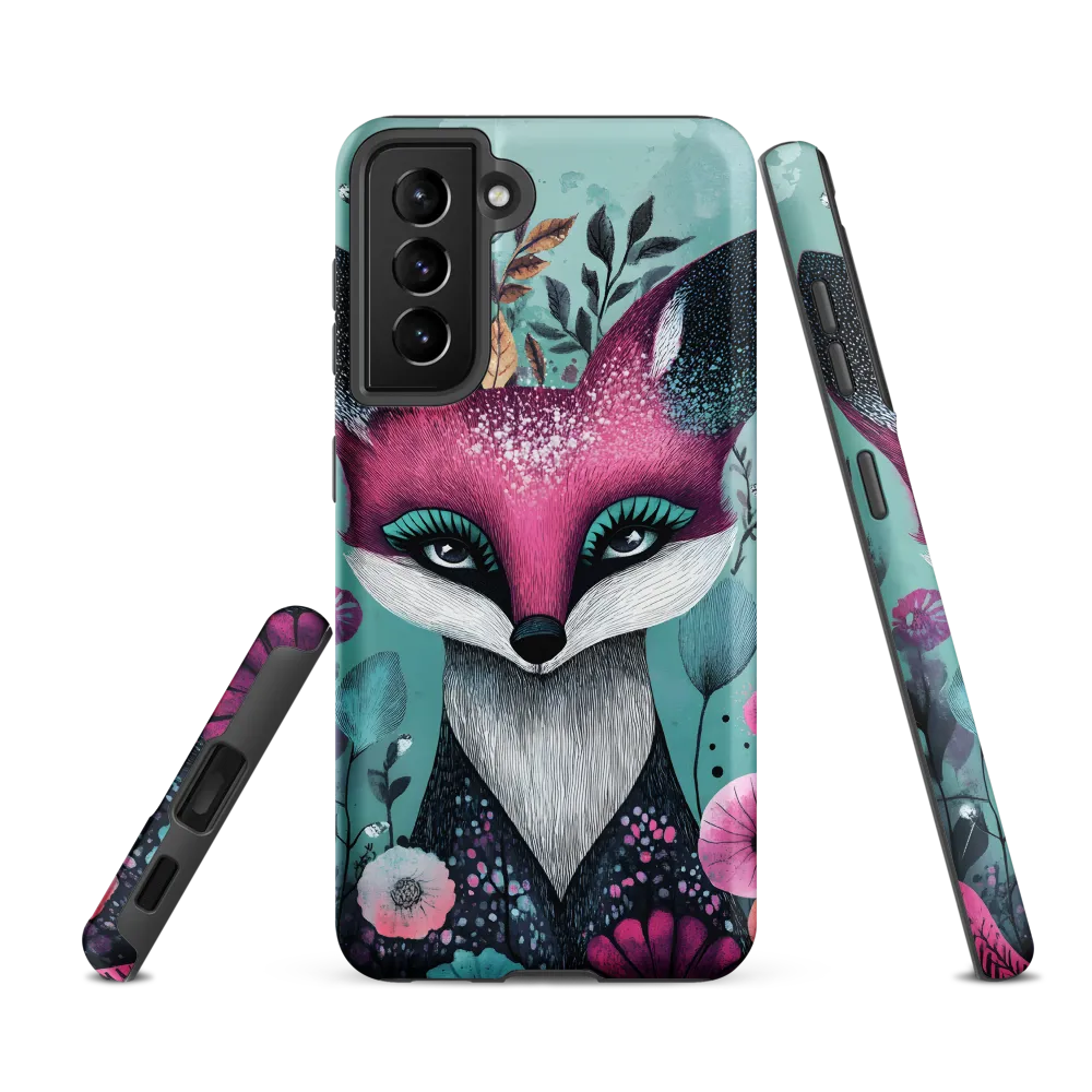 Whimsical Fox Among Blossoms