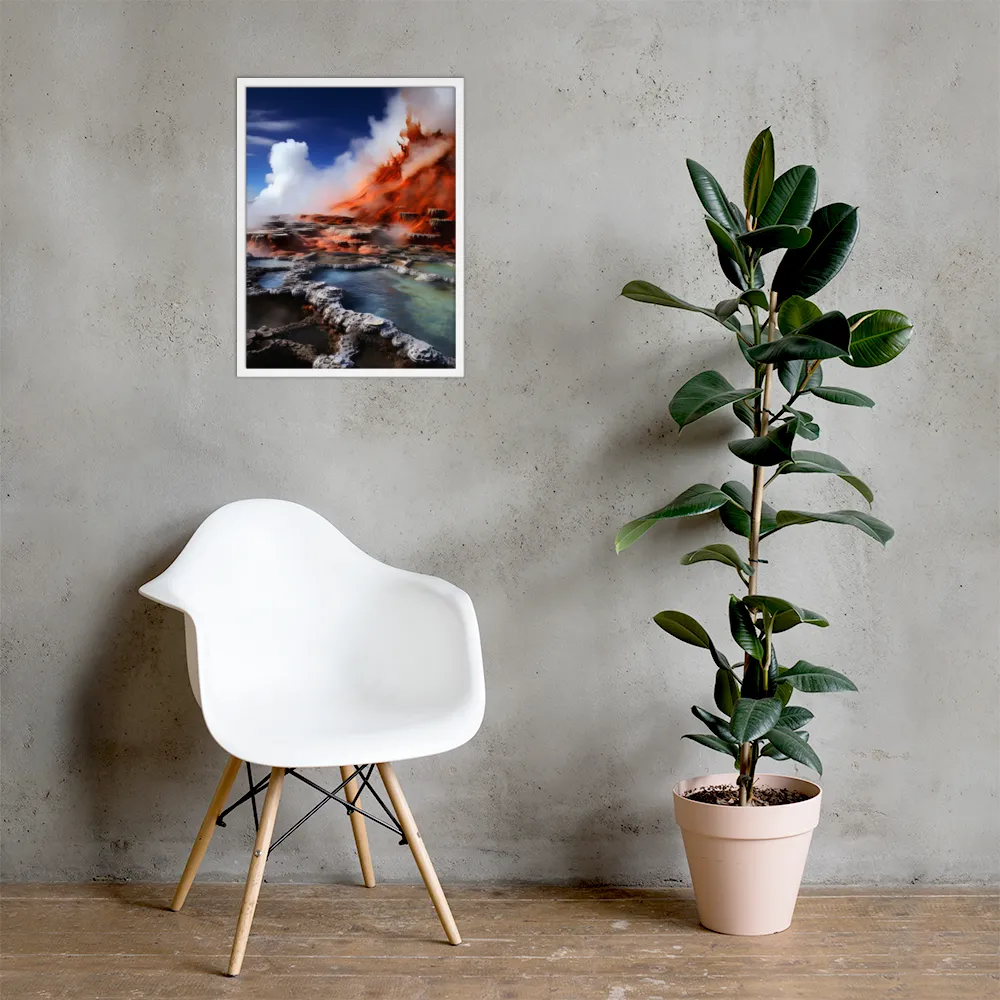 Nature's Fury: The Volcano's Expression