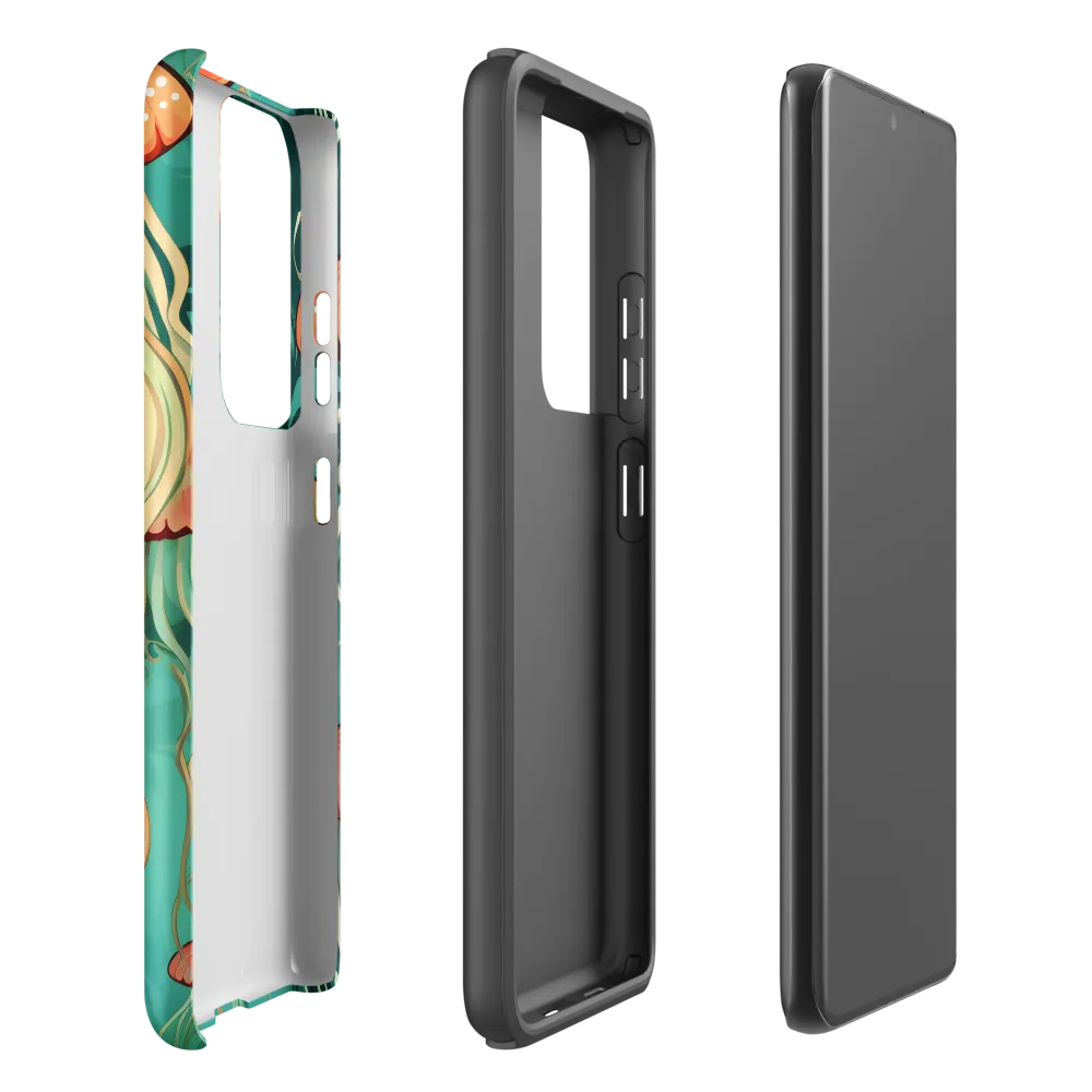 Ethereal Dance of Jellyfish | Phone Case |  S21 Ultra | Tough Case | Matte