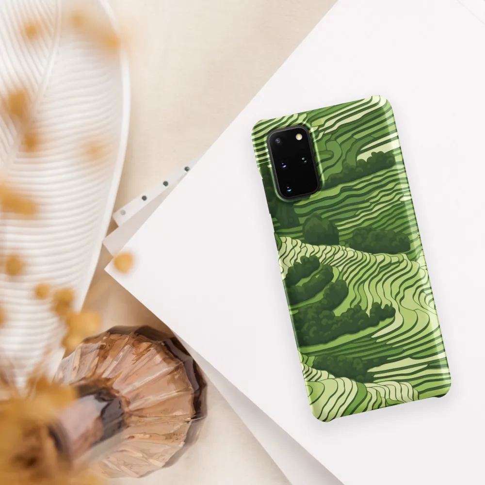 Waves of Green: An Abstract Landscape