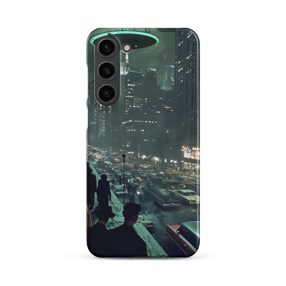 Mysterious Encounters in a Neon City | Phone Case |  S23 Plus | Snap Case | Matte