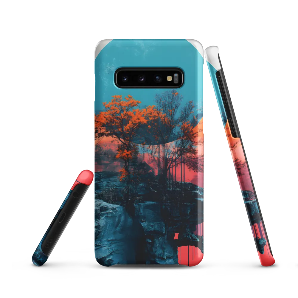Ethereal Landscapes: A Dance of Color and Form | Phone Case |  S10 | Snap Case | Matte