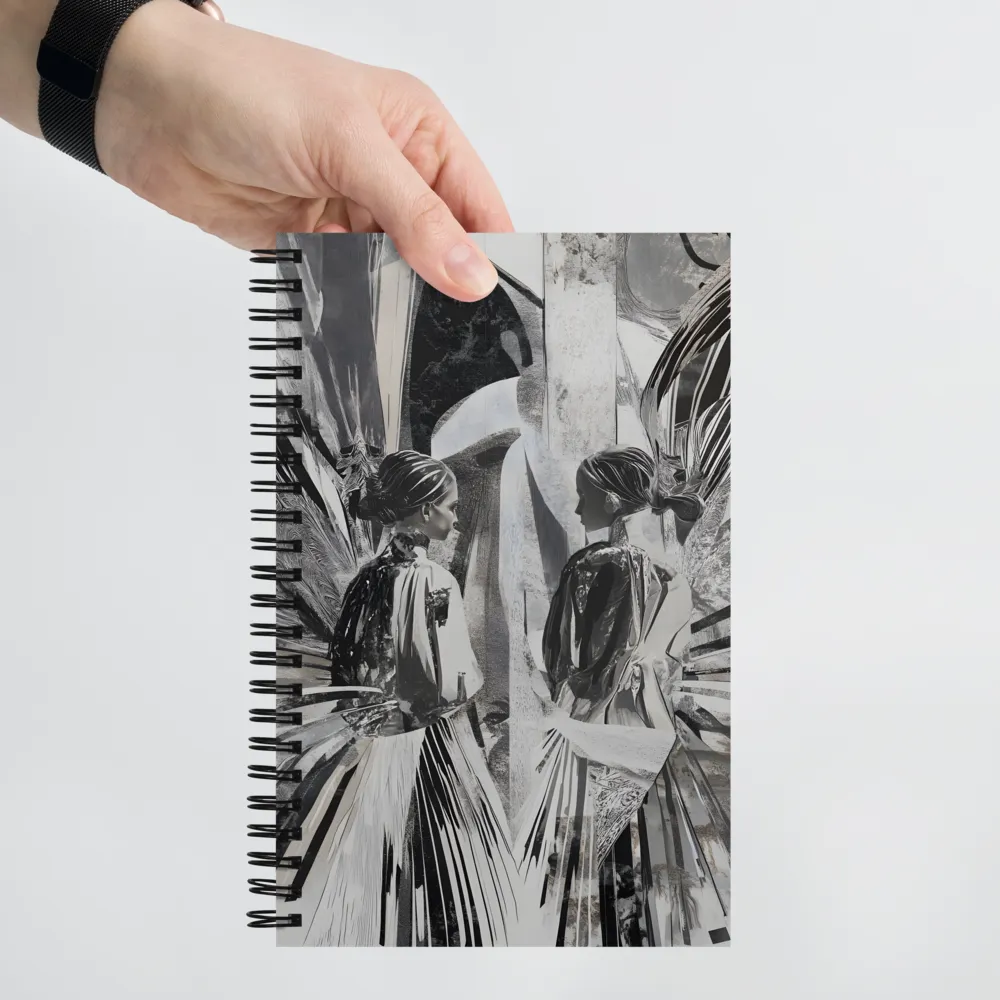 Reflections in Monochrome | Spiral Notebook