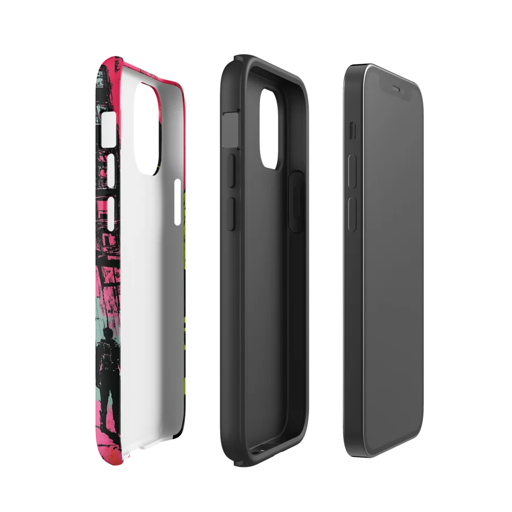 Urban Echoes of Mystery | Phone Case |  12 mini | Tough Case | Matte