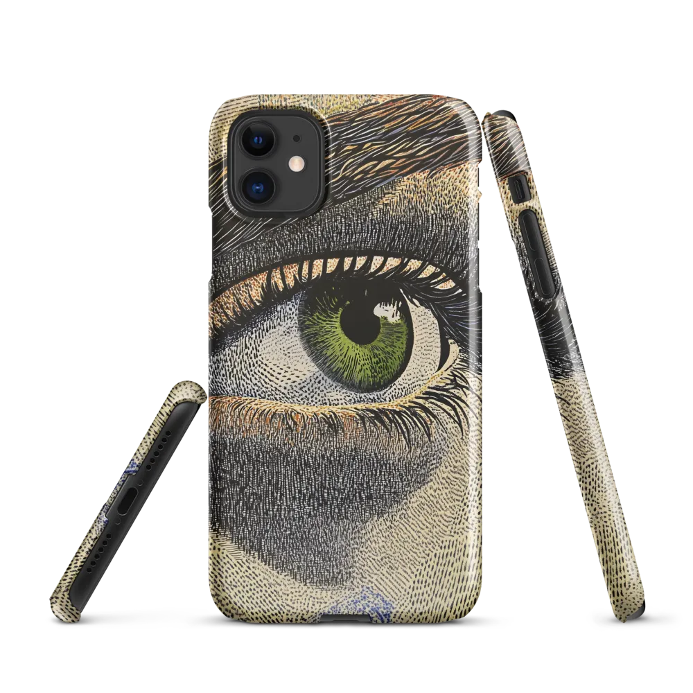 Intrigue in Green | Phone Case |  11 | Snap Case | Glossy