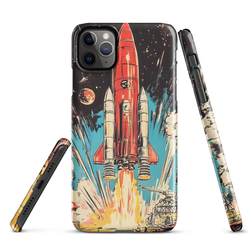 Ignition: A Retro Journey into Space | Phone Case |  11 Pro Max | Snap Case | Glossy