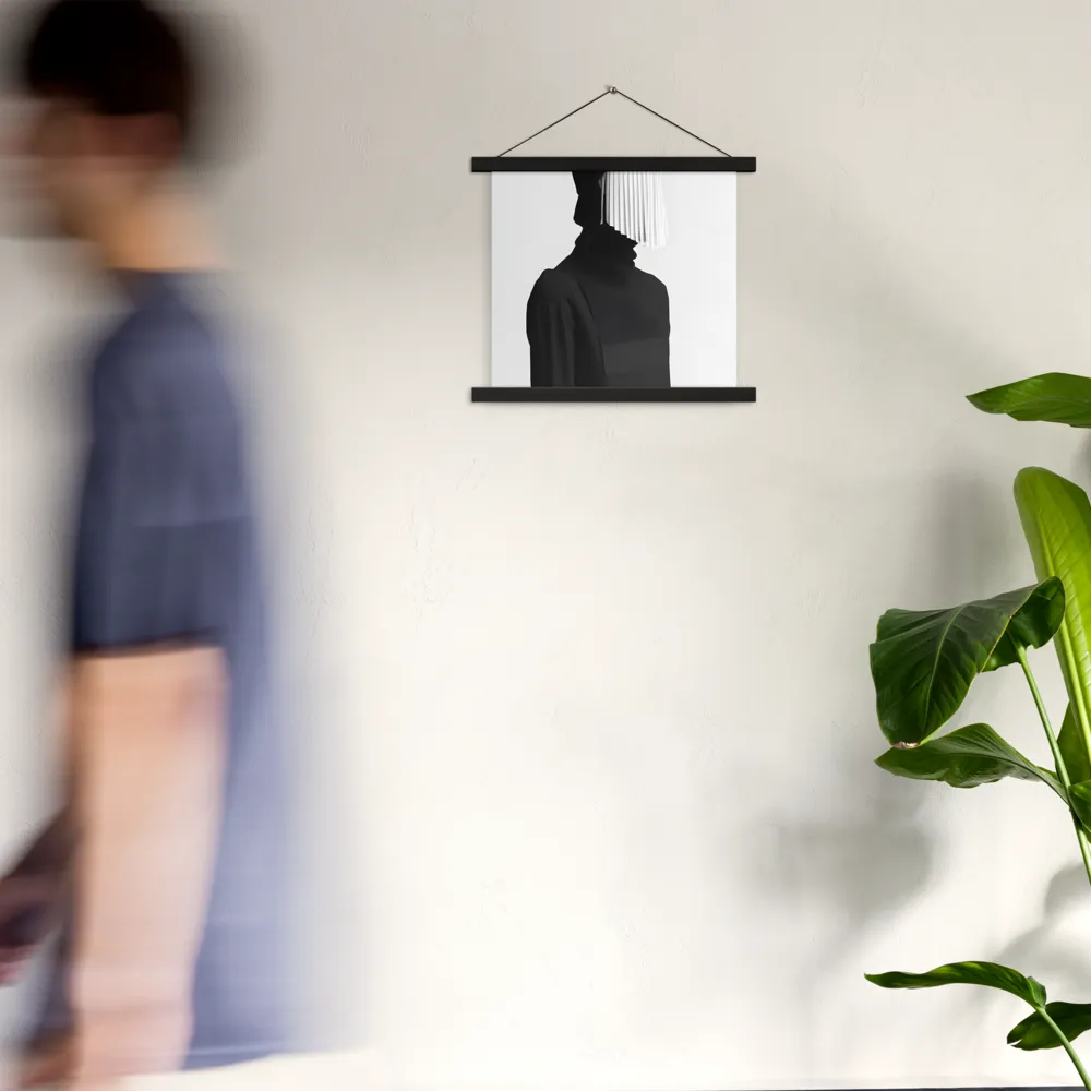 Veil of Mystery | Poster With Black Wood Hanger | 14″×14″