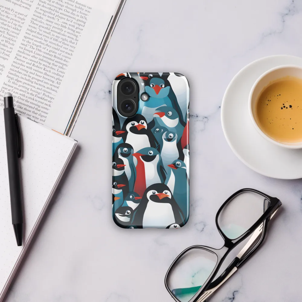 Penguin Parade | Phone Case |  16 | Snap Case | Glossy