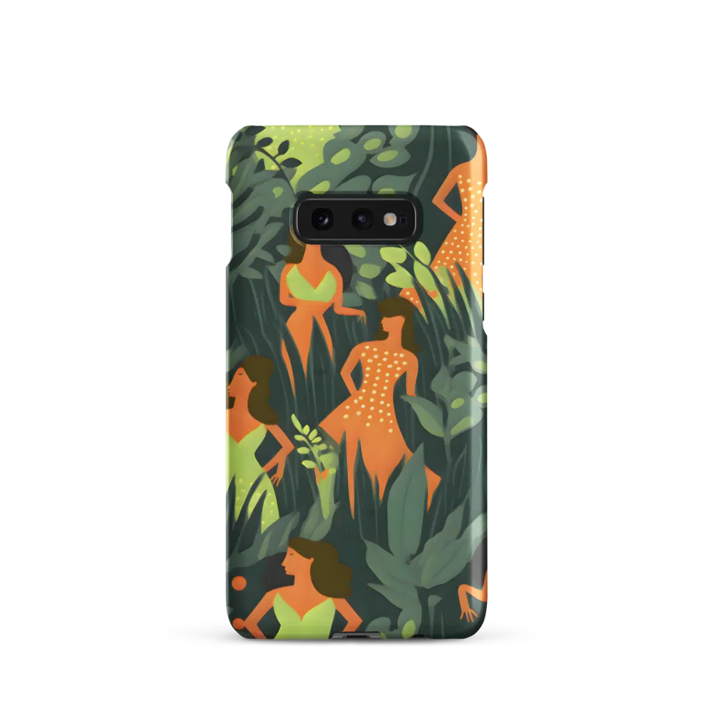 Playful Harmony in Patterns | Phone Case |  S10e | Snap Case | Matte