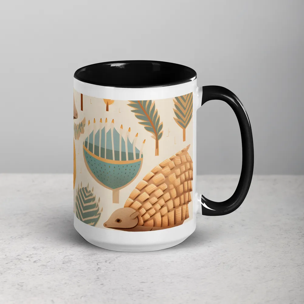 Pangolins in a Whimsical Habitat