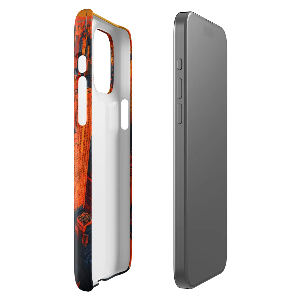 Urban Dawn: A Digital Ode to Skyscrapers | Phone Case |  15 Pro Max | Snap Case | Glossy