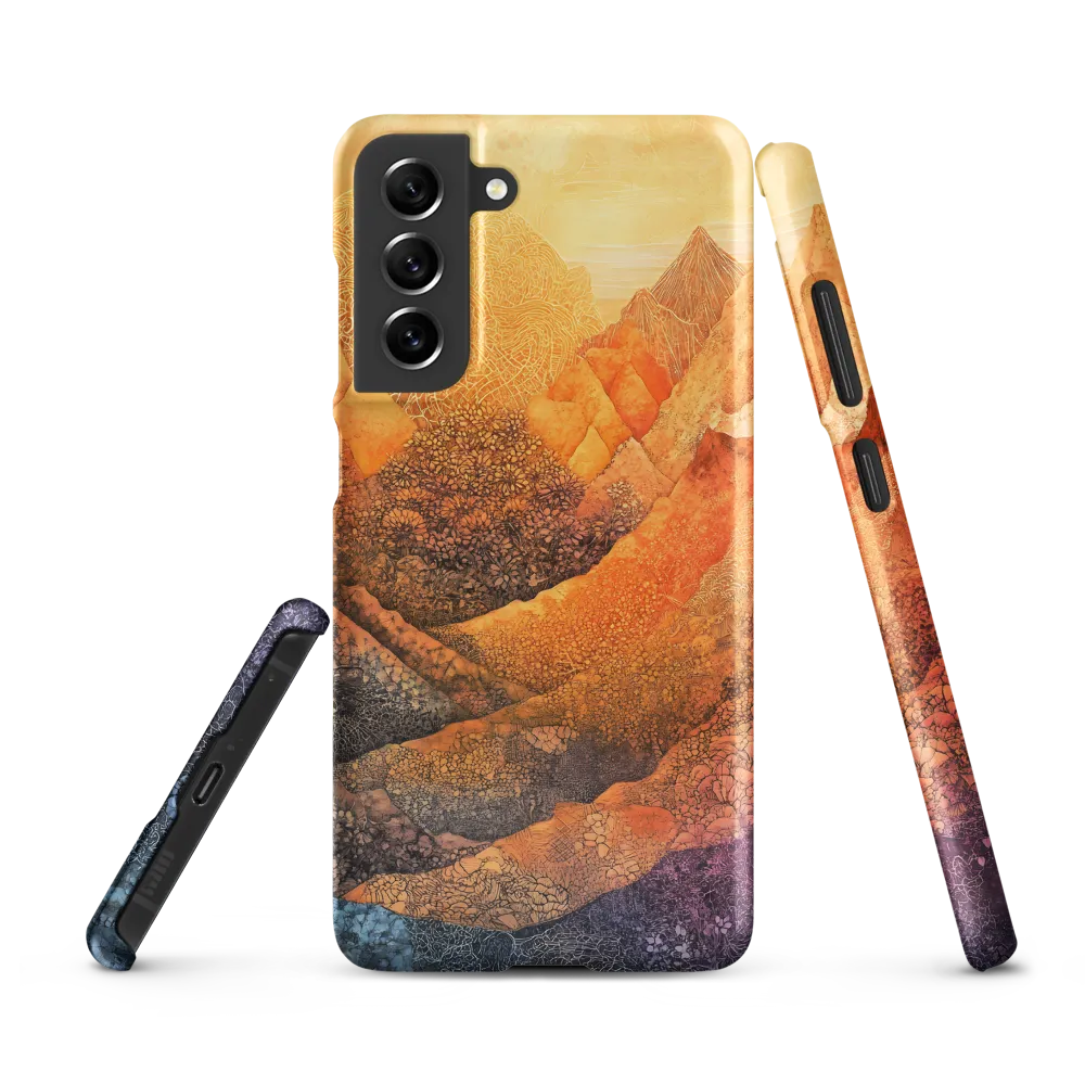Serene Peaks of Color