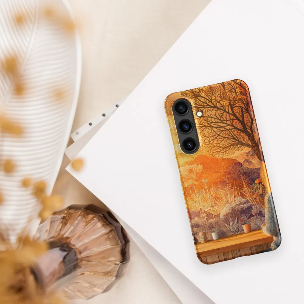 Whispers of a Golden Sunset | Phone Case |  S24 | Snap Case | Matte