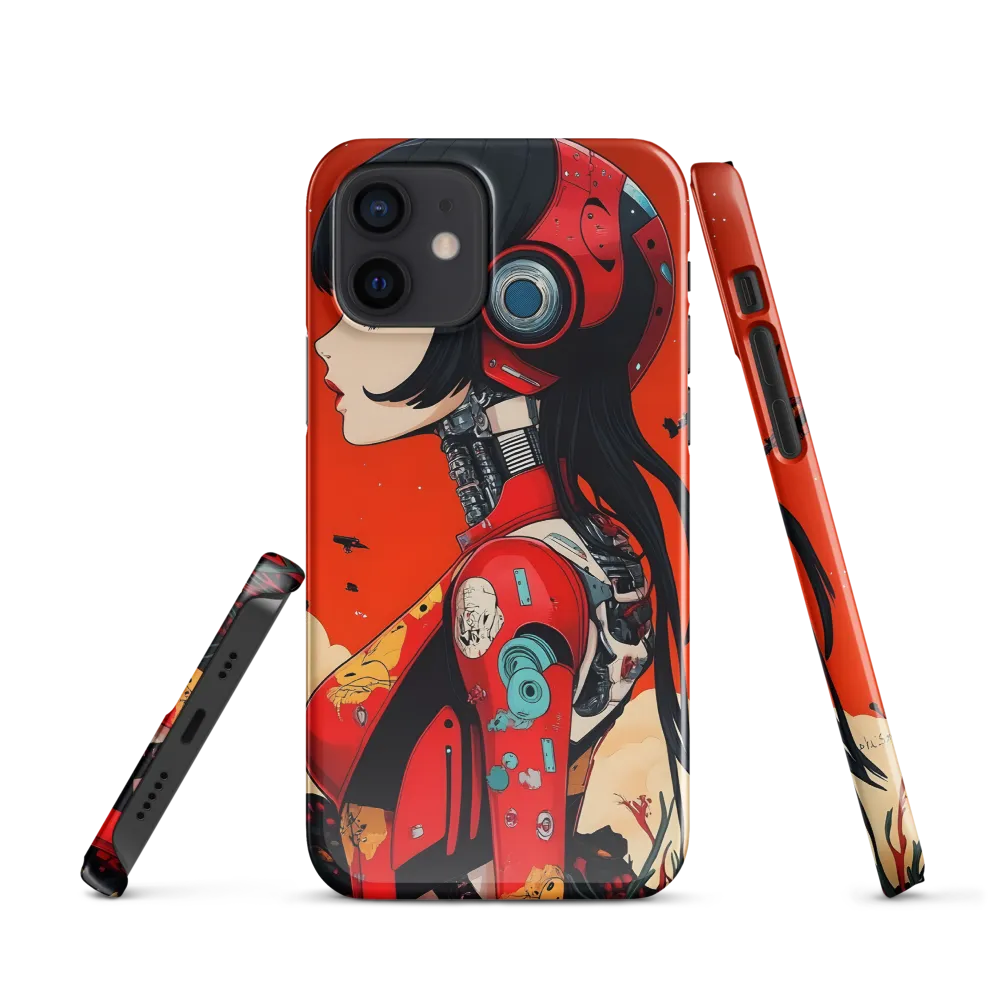 Ethereal Mechanica: A Cyberpunk Portrait | Phone Case |  12 | Snap Case | Glossy