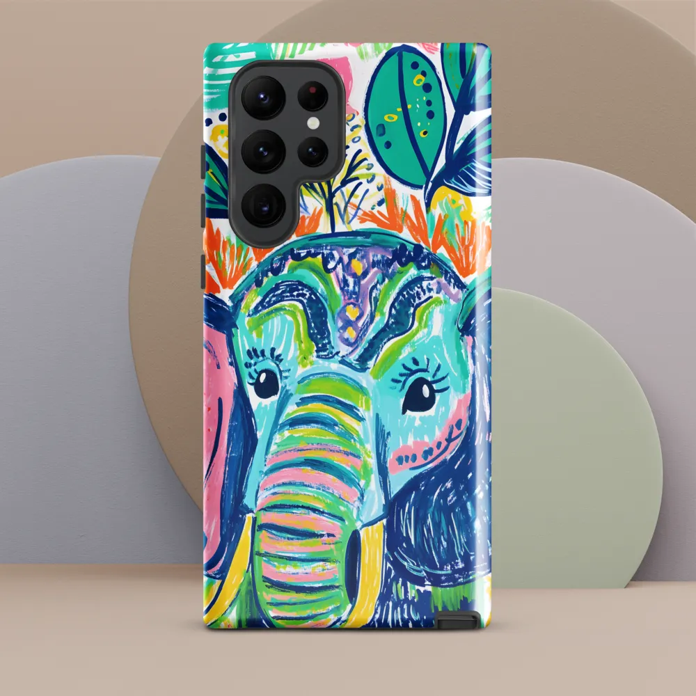 Whimsical Elephant Portrait