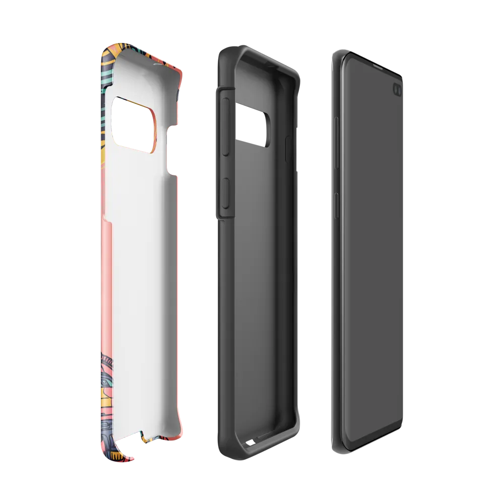 Exploration Beyond: A Digital Astronaut | Phone Case |  S10 | Tough Case | Glossy