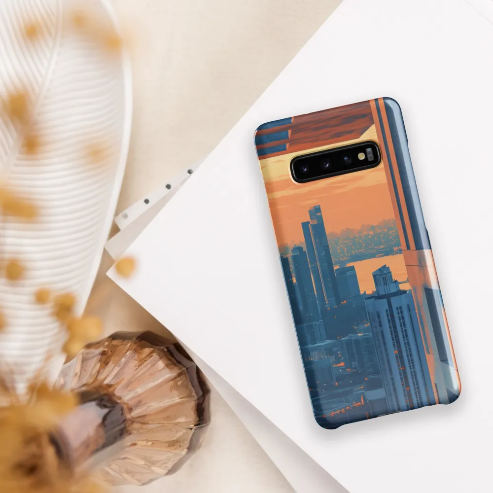 Urban Serenity: A Digital Perspective | Phone Case |  S10 Plus | Snap Case | Glossy