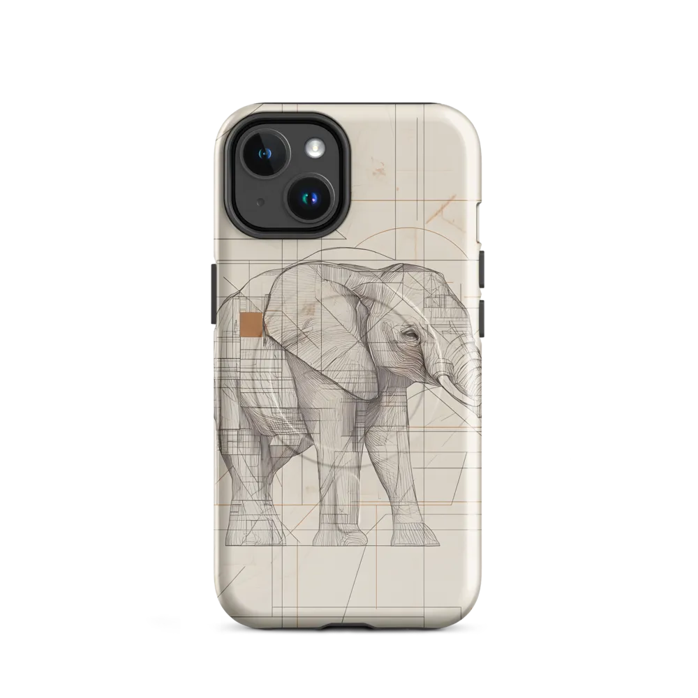Geometric Elegance: The Steel Elephant