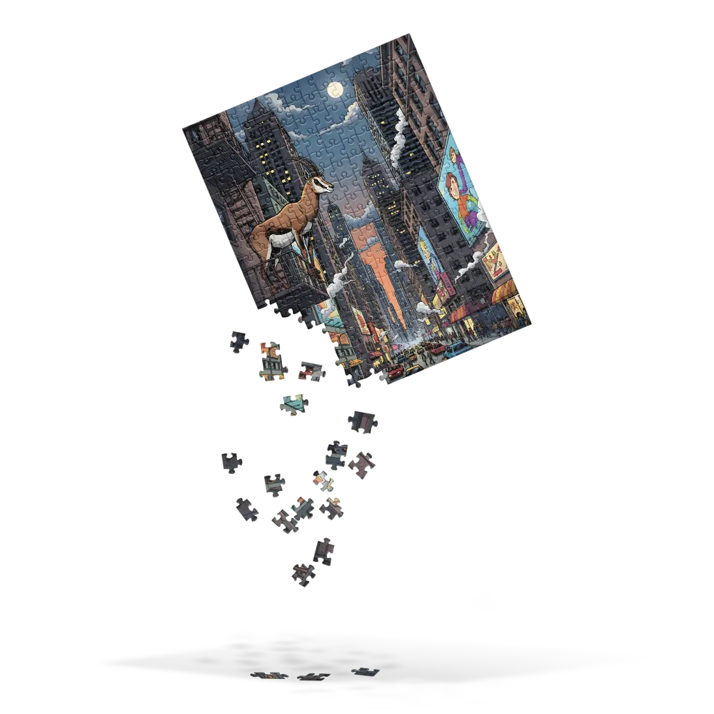 Urban Antelope 
 Jigsaw Puzzle