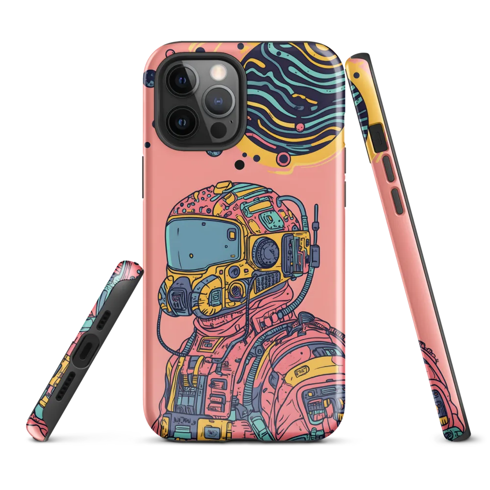 Exploration Beyond: A Digital Astronaut | Phone Case |  12 Pro Max | Tough Case | Glossy