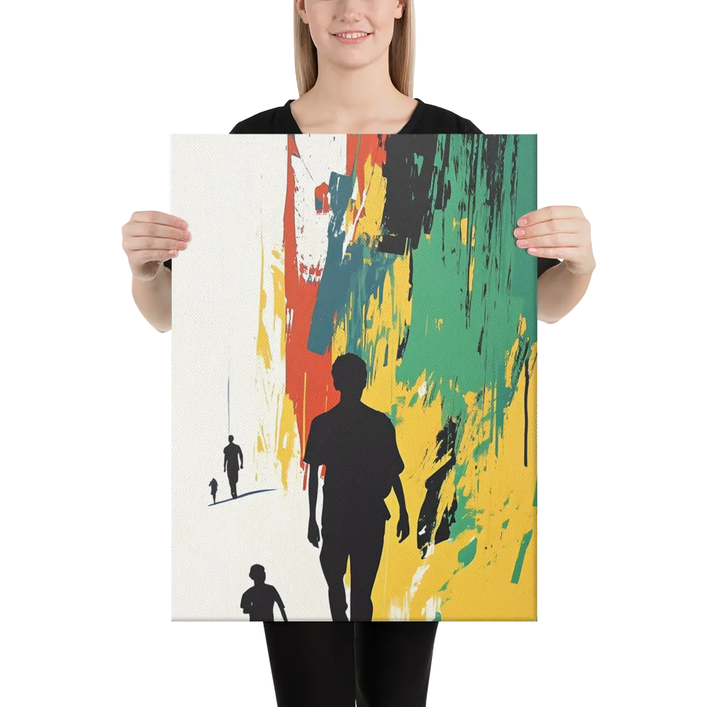 Journey of Silhouettes | Canvas | 18″×24″